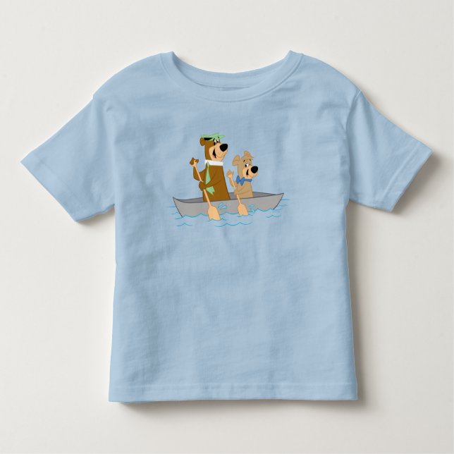 Camiseta De Bebé Yogi Bear y Boo Fun Canoaventura (Anverso)