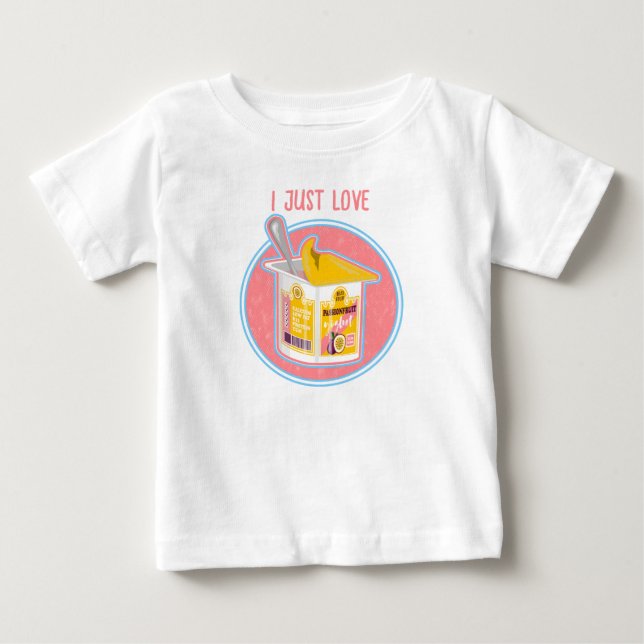 Camiseta De Bebé Yogur de la fruta de la pasión (Anverso)