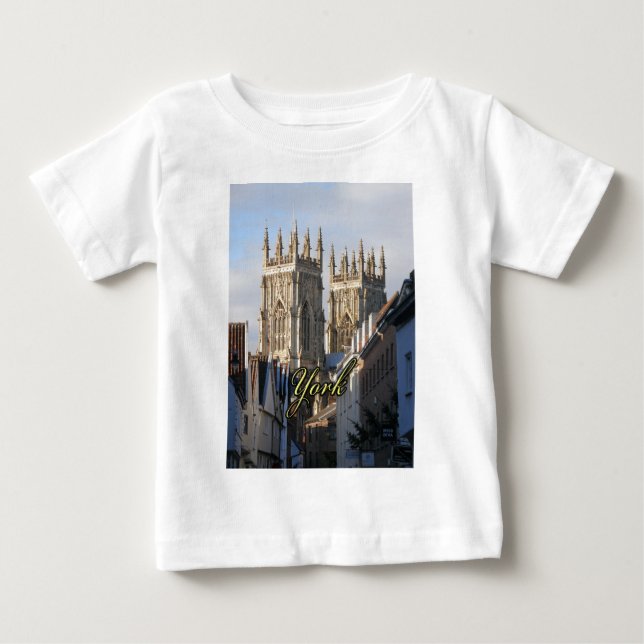 Camiseta De Bebé York Minster England (Anverso)