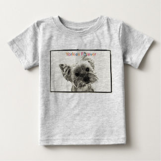 Camiseta De Bebé Yorkies Forever Infant Organic Creeper
