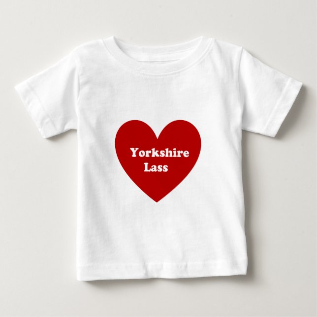 Camiseta De Bebé Yorkshire Lass (Anverso)