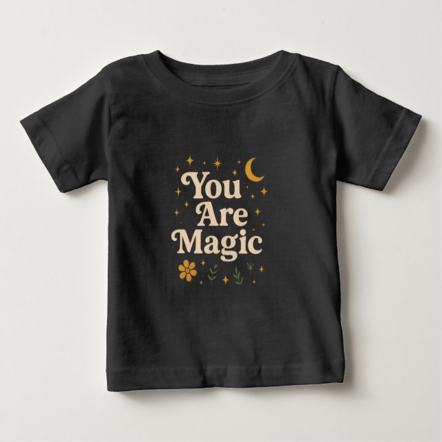 Camiseta De Bebé You Are Magic - Inspirational Star Design with Pos (Anverso)