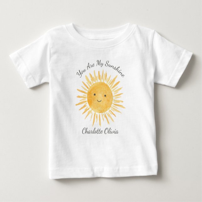 Camiseta De Bebé You Are My Sunshine (Anverso)