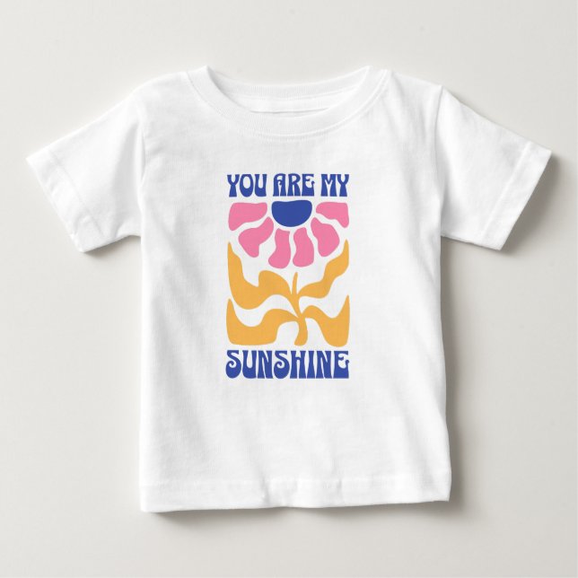 Camiseta De Bebé You Are My Sunshine Cute Inspirational Quote (Anverso)