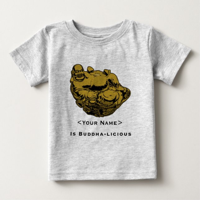 Camiseta De Bebé <Your Name>Es cruel con el Buda (Anverso)