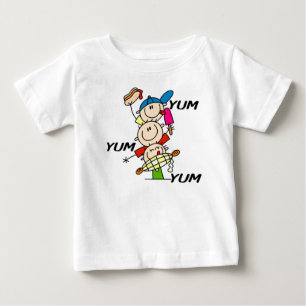 Camiseta De Bebé Yum Yum Verano