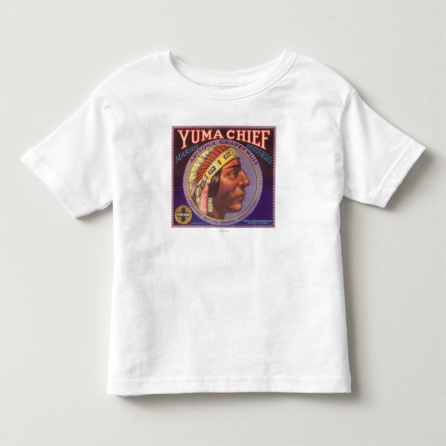Camiseta De Bebé Yuma principal LabelRedlands anaranjado, CA (Anverso)
