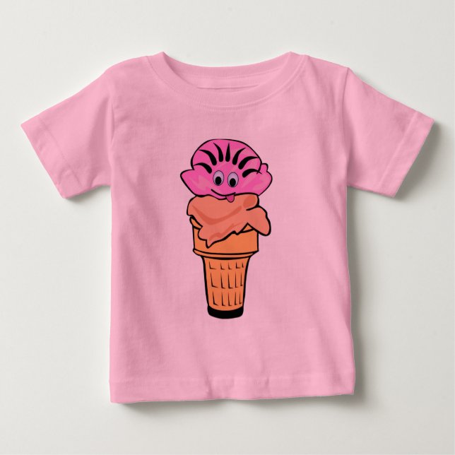 Camiseta De Bebé Yummy Ice Cream (Anverso)