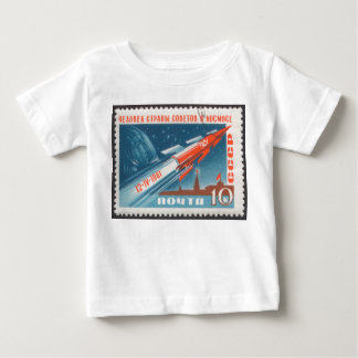 Camiseta De Bebé Yuri Gagarin Vostok 1 es el primer hombre en el es