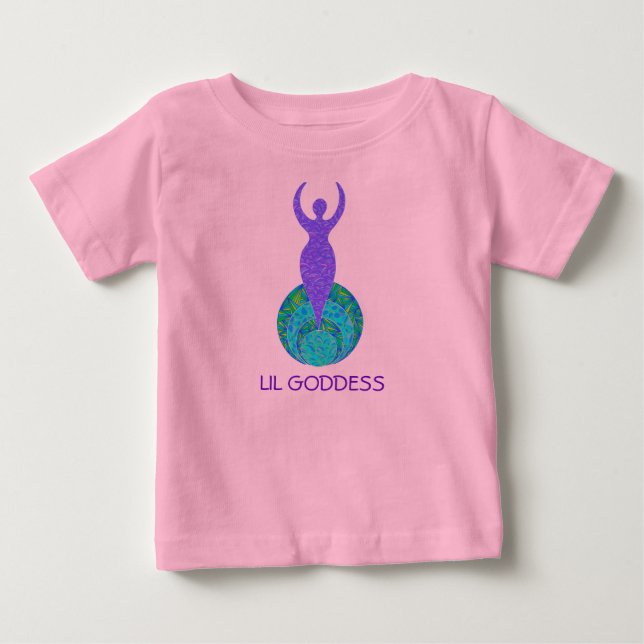 Camiseta De Bebé Z Lil Diosa Infante Bebé Tee Shirt (Anverso)