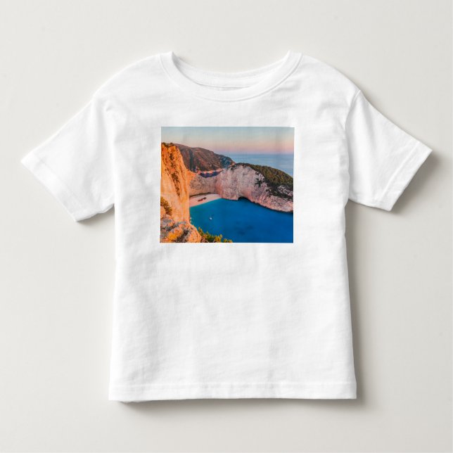 Camiseta De Bebé Zakynthos, Grecia. (Anverso)