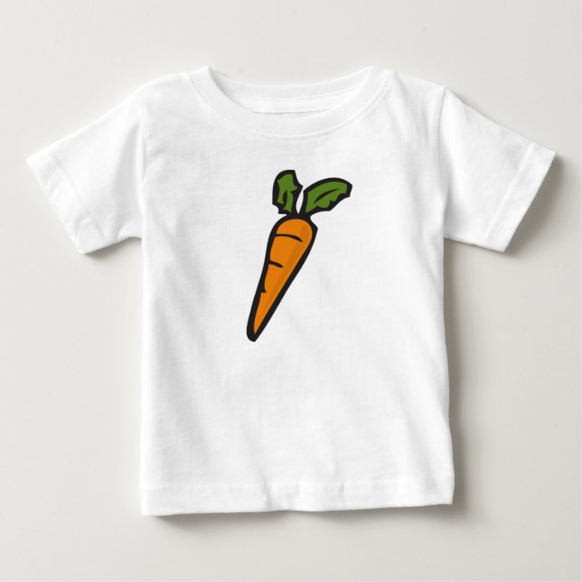 Camiseta De Bebé Zanahoria (Anverso)