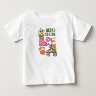 Camiseta De Bebé Zancada retro