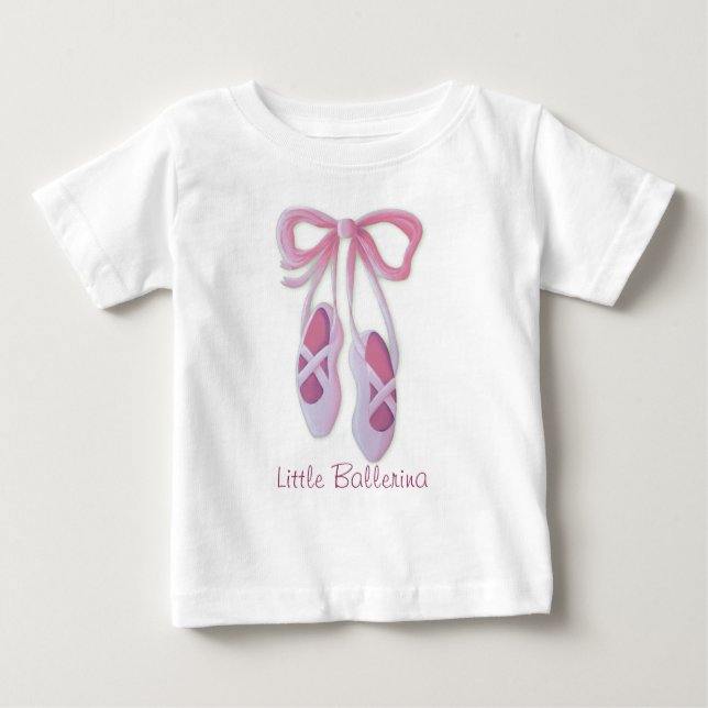 Camiseta De Bebé Zapatillas de ballet (Anverso)