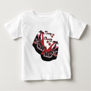 Camiseta De Bebé Zapatos RAB Rockabilly Muy Cereza
