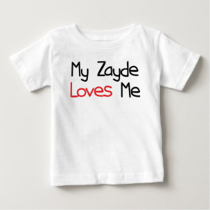 Camiseta De Bebé Zayde me ama