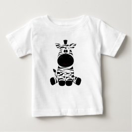 Camiseta De Bebé Zebra de bebé