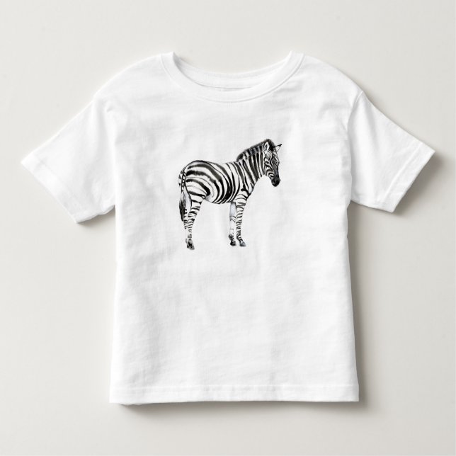 Camiseta De Bebé Zebra permanente (Anverso)