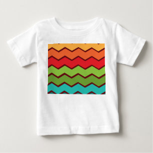 Camiseta De Bebé Zigzag de los años 1970