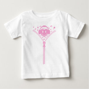 Camiseta De Bebé Zipper_Heart