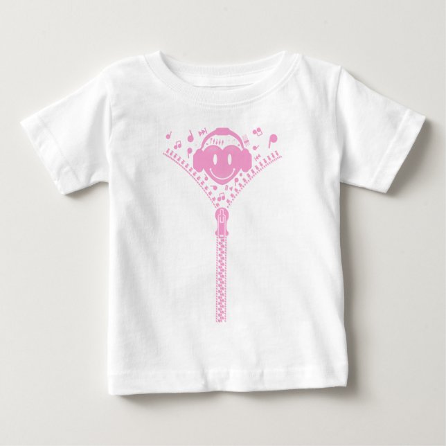 Camiseta De Bebé Zipper_Heart (Anverso)