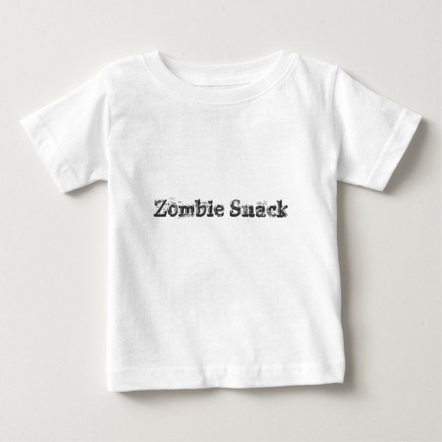Camiseta De Bebé Zombie Snack (Anverso)