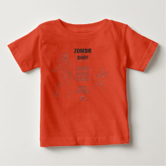 Camiseta De Bebé Zombie vs. bebé