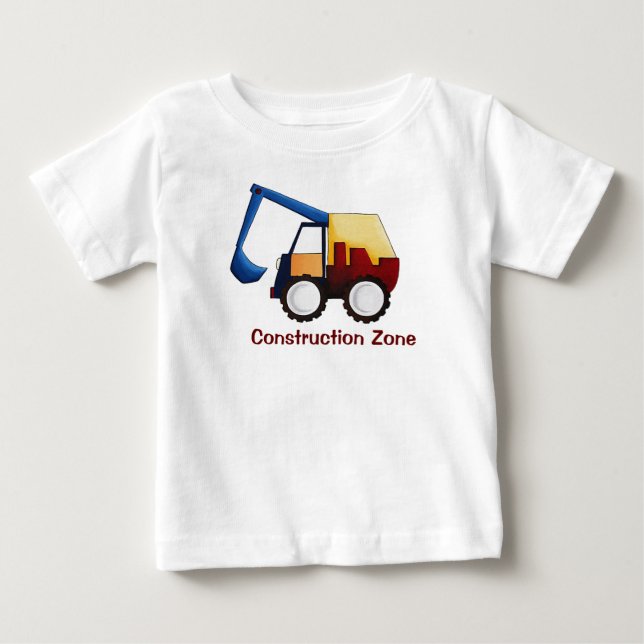 Camiseta De Bebé Zona de construcción (Anverso)