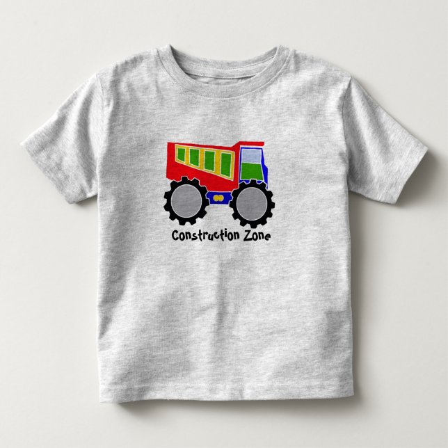 Camiseta De Bebé Zona de la construcción (Anverso)