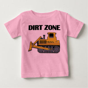 Camiseta De Bebé Zona de suciedad (bulldozer) - Su Personalizado Ba