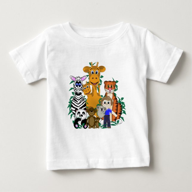 Camiseta De Bebé ZOO Boy (Anverso)
