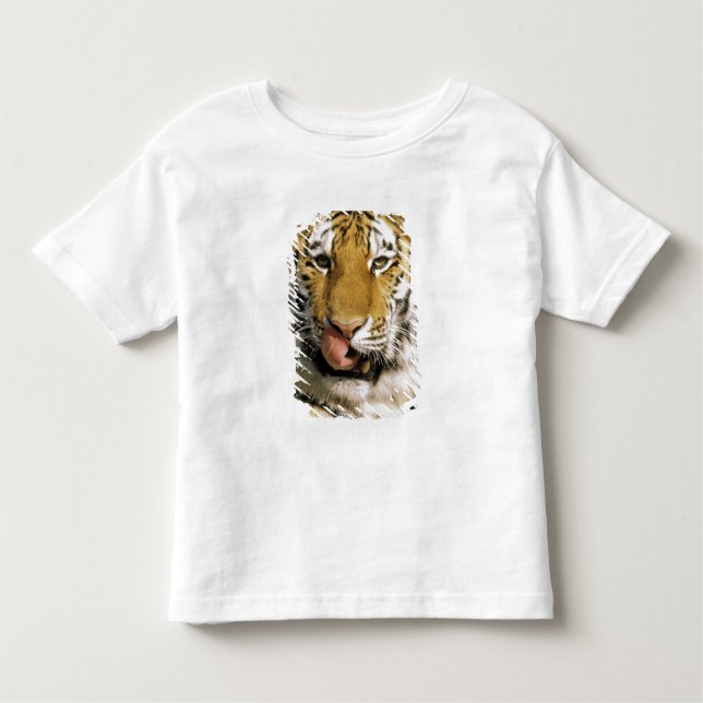 Camiseta De Bebé Zoológico de Tiger Michigan (Anverso)