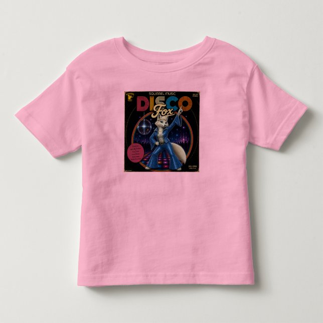 Camiseta De Bebé Zorra Disco (Anverso)