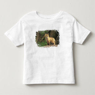 Camiseta De Bebé Zorrito rojo delante de madriguera (Vulpes vulpes)