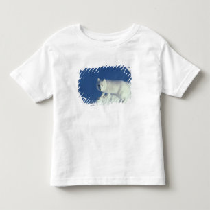 Camiseta De Bebé Zorro ártico Alopex lagopus) Un zorro ártico
