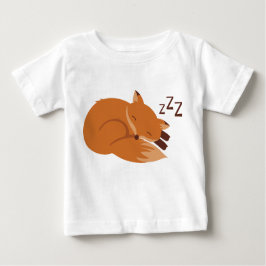 Camiseta De Bebé Zorro dormido