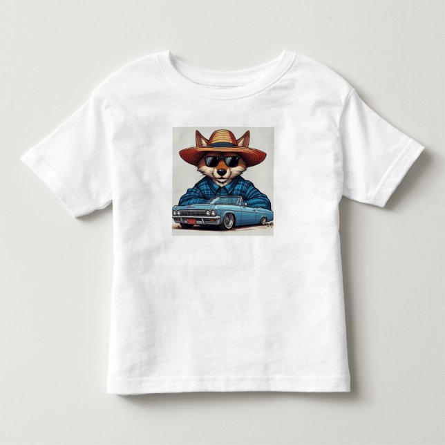 Camiseta De Bebé Zorro Lowrider (Anverso)