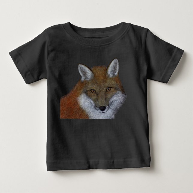 Camiseta De Bebé Zorro Rojo (Anverso)