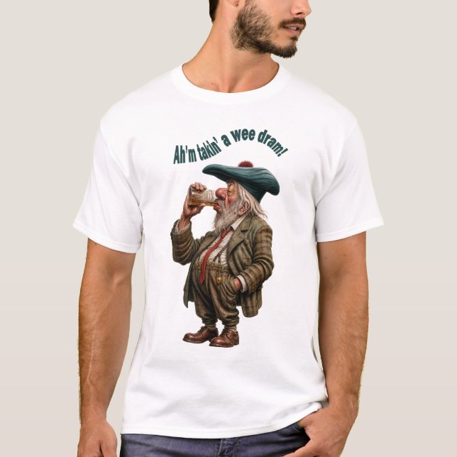 Camiseta de bebedor de whisky (Anverso)