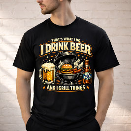 Camiseta de Bebo Cerveza y Asó Cosas