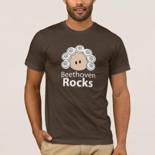 Camiseta de Beethoven de las rocas de Beethoven