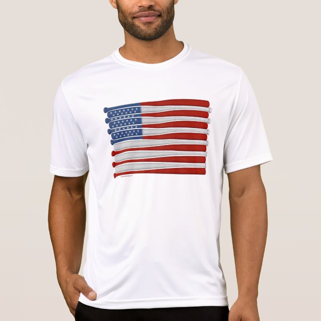 Camiseta de Béisbol América (EEUU) (Anverso)
