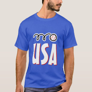 Camiseta de béisbol americana para jugadores y fan