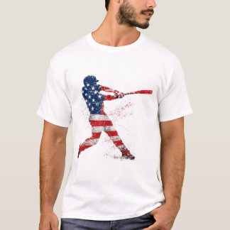 Camiseta de béisbol con bandera de EE. UU. Patriót