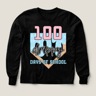Camiseta de béisbol de donut de 100 días escolares