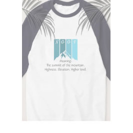 Camiseta de béisbol de montaña