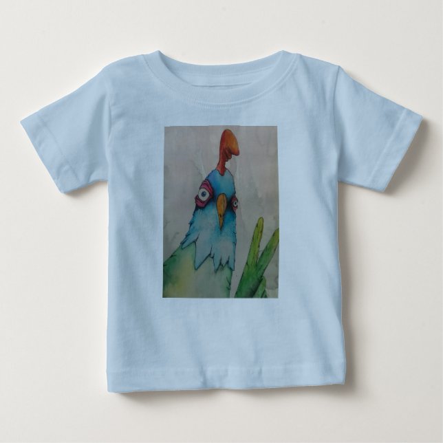camiseta de béisbol de pollo infantil (Anverso)
