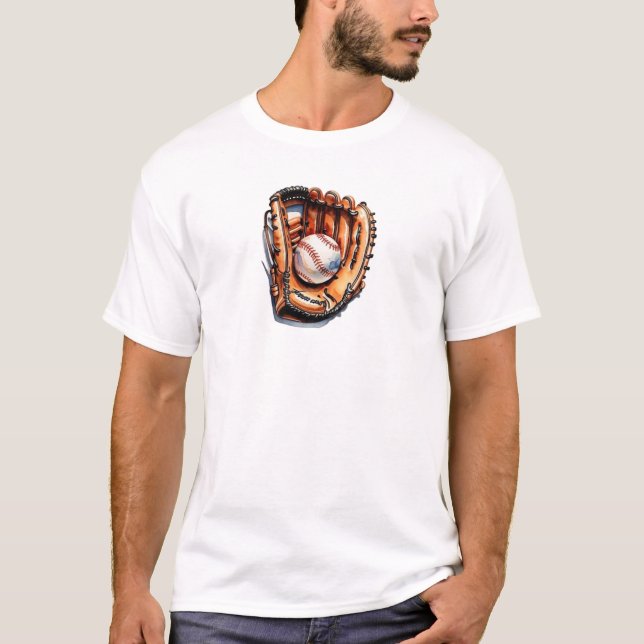 camiseta de béisbol guante (Anverso)