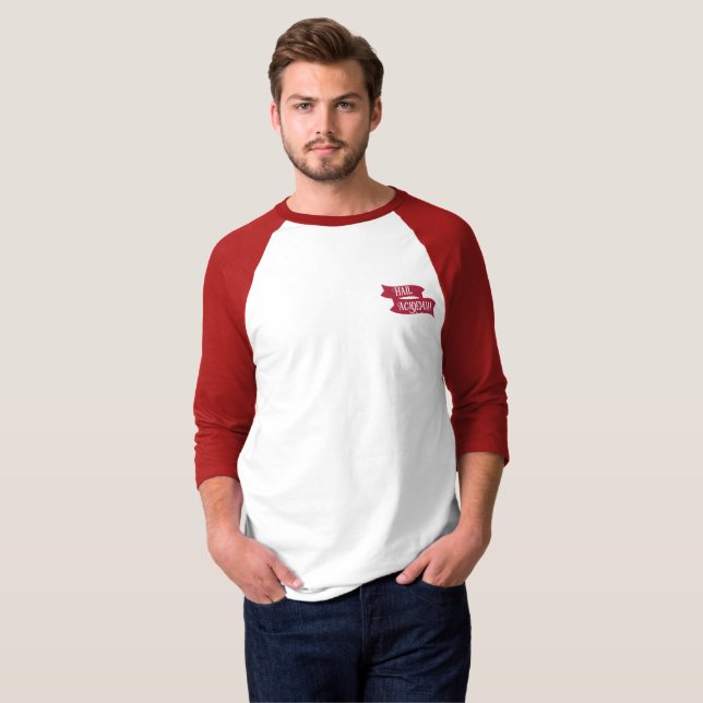 Camiseta de béisbol Hail Academia (Anverso completo)