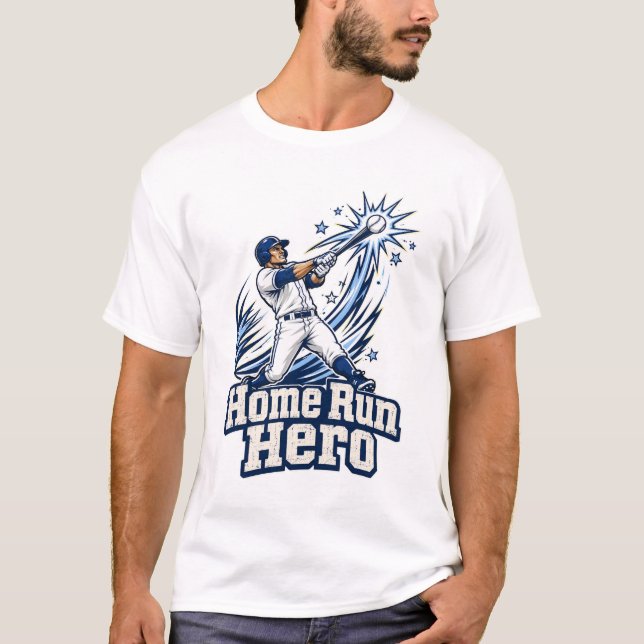 Camiseta de béisbol Héroe de Jonrón (Anverso)
